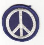 Vintage 1960's Peace Sign Patch