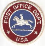 Post Office Department Patch 1950's
