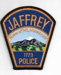 Jaffrey New Hampshire Police Patch