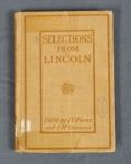 Book Selections From Abraham Lincoln Prince 1912