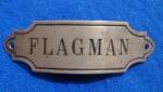 Railroad Flagman Cap Badge