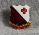 WWII 40th Medical Battalion Pin Insignia DUI DI