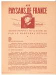 Marshal Petain Vichy French Propaganda Leaflet