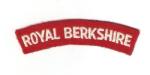 British Royal Berkshire Sleeve Title Patch