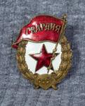 Russian Soviet era Guards Service Badge