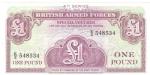 British Armed Forces 1 Pound Note Series 4