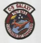 USAF Patch 75th Military Airlift Squadron 