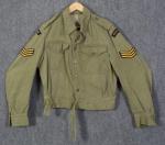 British Army Denim Battledress Jacket 1950s Rescue