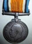 WWI British War Medal Named