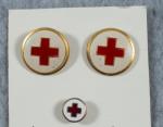Red Cross Service Button Lot