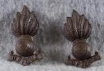 Royal Engineers Corps Ubique Collar Badges