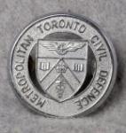 Metropolitan Toronto Civil Defence Cap Badge