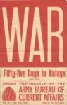 WWII British WAR Booklet Malaya 1942