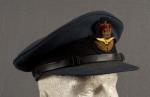 British RAF Officer's Blue Wool Visor Cap Hat