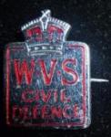 British WVS Civil Defence Pin
