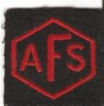 British AFS Auxiliary Fire Service Patch