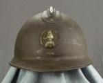 WWII French Army Adrian Combat Helmet