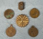 WWII Japanese Medal Insignia Lot of 6