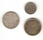 WWII Japanese Coins Lot of 3