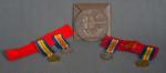 New Zealand Soldier Death Memorial Disk & Medals