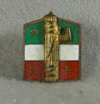 WWII PNF Italian Fascist Party Member Badge Pin