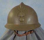 WWII French Army Adrian Combat Helmet
