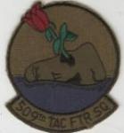 USAF Patch 509th Tactical Fighter Squadron Subdued