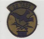 USAF Patch 22nd Tactical Air Support Squadron