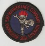 USAF Patch 597th Maintenance Company