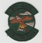 USAF Patch 9th Organizational Maintenance Squadron