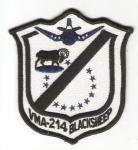 Marine USMC VMA 214 Black Sheep Squadron Patch