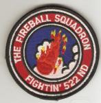 Flight Patch USAF 522nd Fireball Squadron