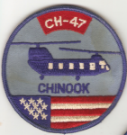 Chinook CH-47 Flight Jacket Patch 