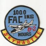 USAF Patch 1000 Hours FAC Skymaster