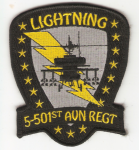 Flight Patch 5-501st Aviation Regiment Lighting