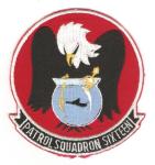 USN Navy Patch Patron 16 Patrol Squadron Sixteen