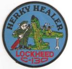 Herky Healer Lockheed C-130 Patch