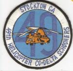 Patch 49th Helicopter Co-Delta Schooners Stockton
