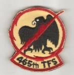 USAF 465th Tactical Fighter Squadron Patch