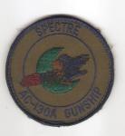 USAF Flight Patch Spectre AC-130A Gunship Subdued
