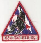 Flight Patch 63rd Tactical Fighter Squadron  