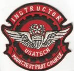 Patch Instructor USATSCH Test Pilot Course