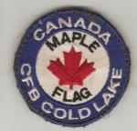 Flight Patch RCAF Canada Maple Flag CFB Cold Lake