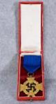 Cased 40 Year Faithful Service Medal