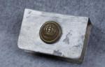 WWI Trench Art German Button Match Safe