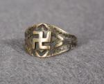 Cultural Good Luck Swastika Finger Ring