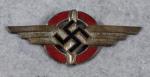 WWII German DLV Visor Cap Badge