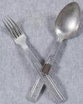WWII German Field Mess Fork and Spoon