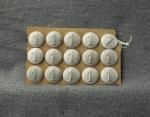 WWII German Numbered 1 Buttons