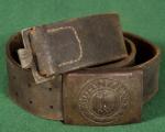 WWII German Army Belt & Buckle 